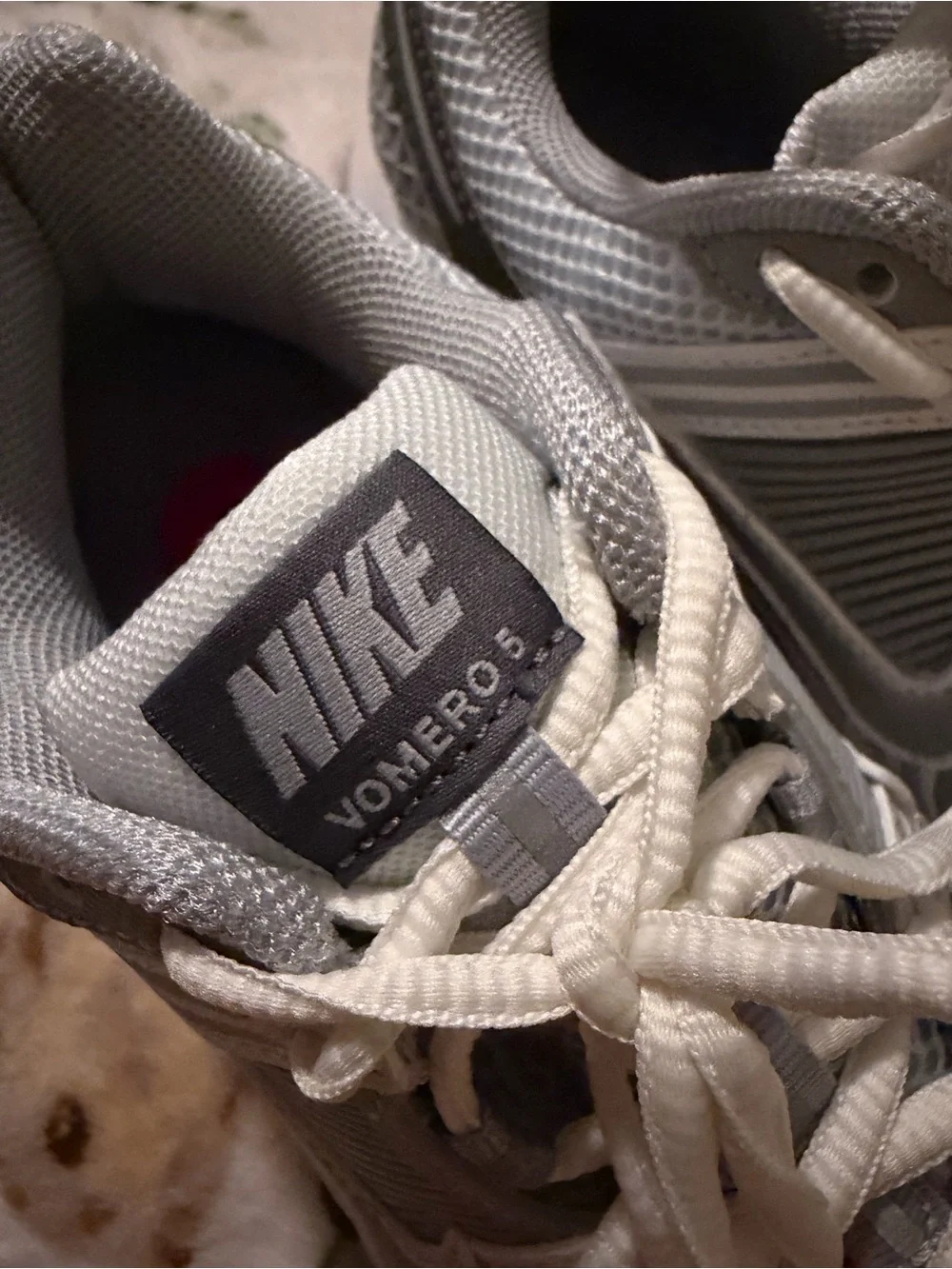 Nike Women’s Gray and White Sneakers